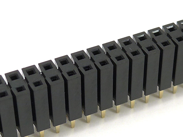 分割ロングピンソケット 2×42 (84P): ケーブル・コネクター 秋月電子