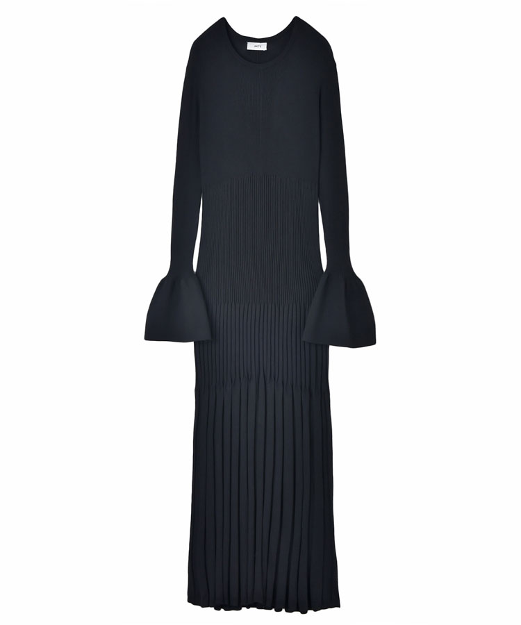リブニットロングドレス | AKTE