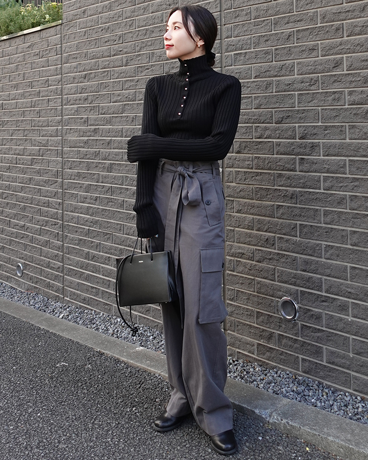 ベルテッドカーゴパンツ | AKTE