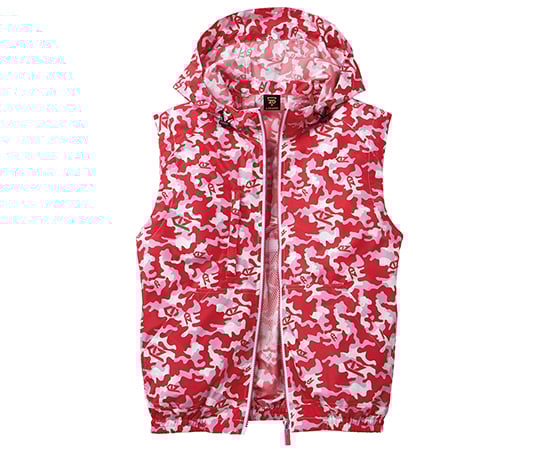 空調服ベスト ピンクカモフラ SS 74190 - as kitchen（アズキッチン）