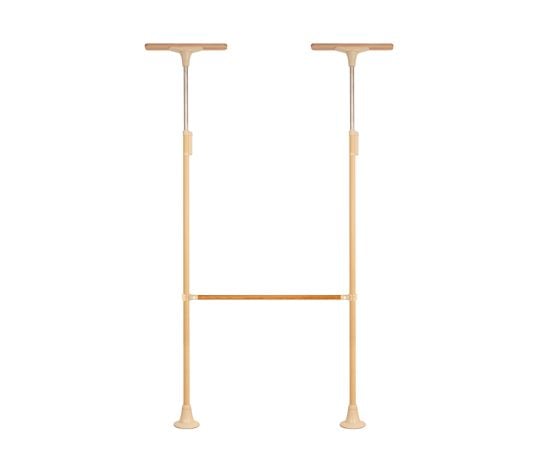 68-0809-54 ベスポジBPZ Tベース ロング H型 木手すり 固定1200 セット