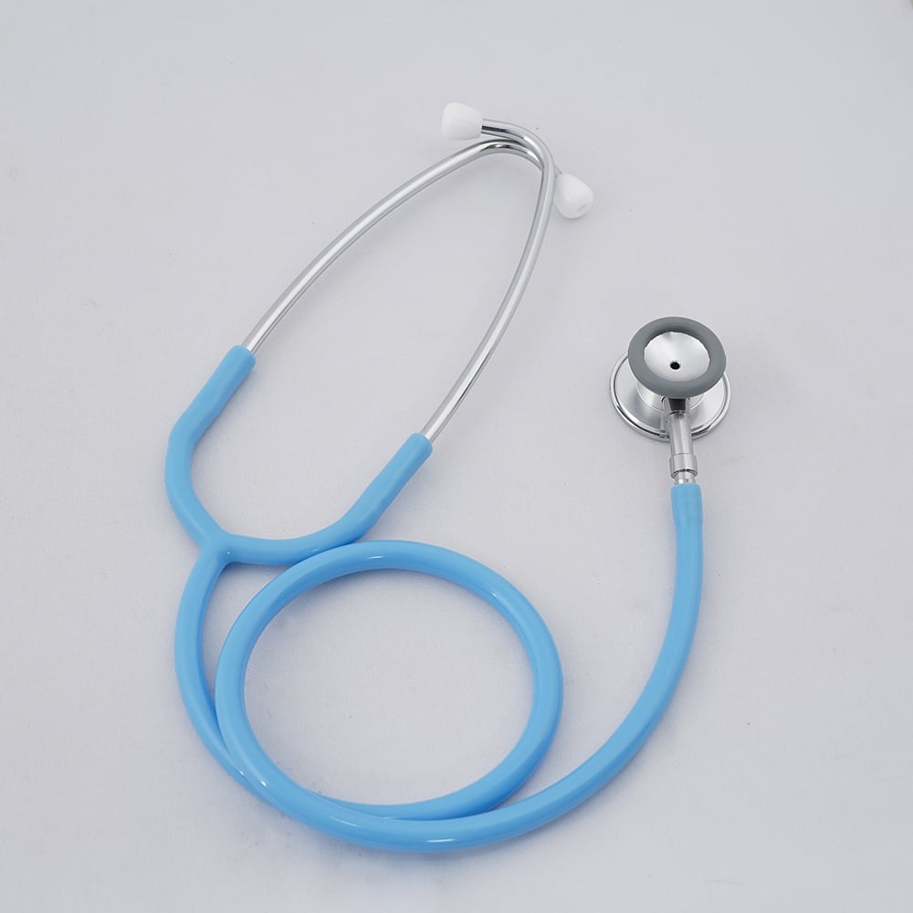 8-3847-03 小児用聴診器[軽量・アルミニウムタイプ] No.151Ⅱ スカイ