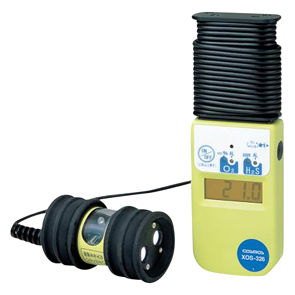 1-8752-03 酸素・硫化水素濃度計 5mケーブル仕様 XOS-326 【AXEL