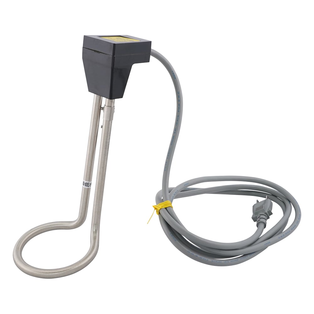 1-8779-22 ステンレス投込みヒーター（SUS316L製）185mm 500W LYMAS105