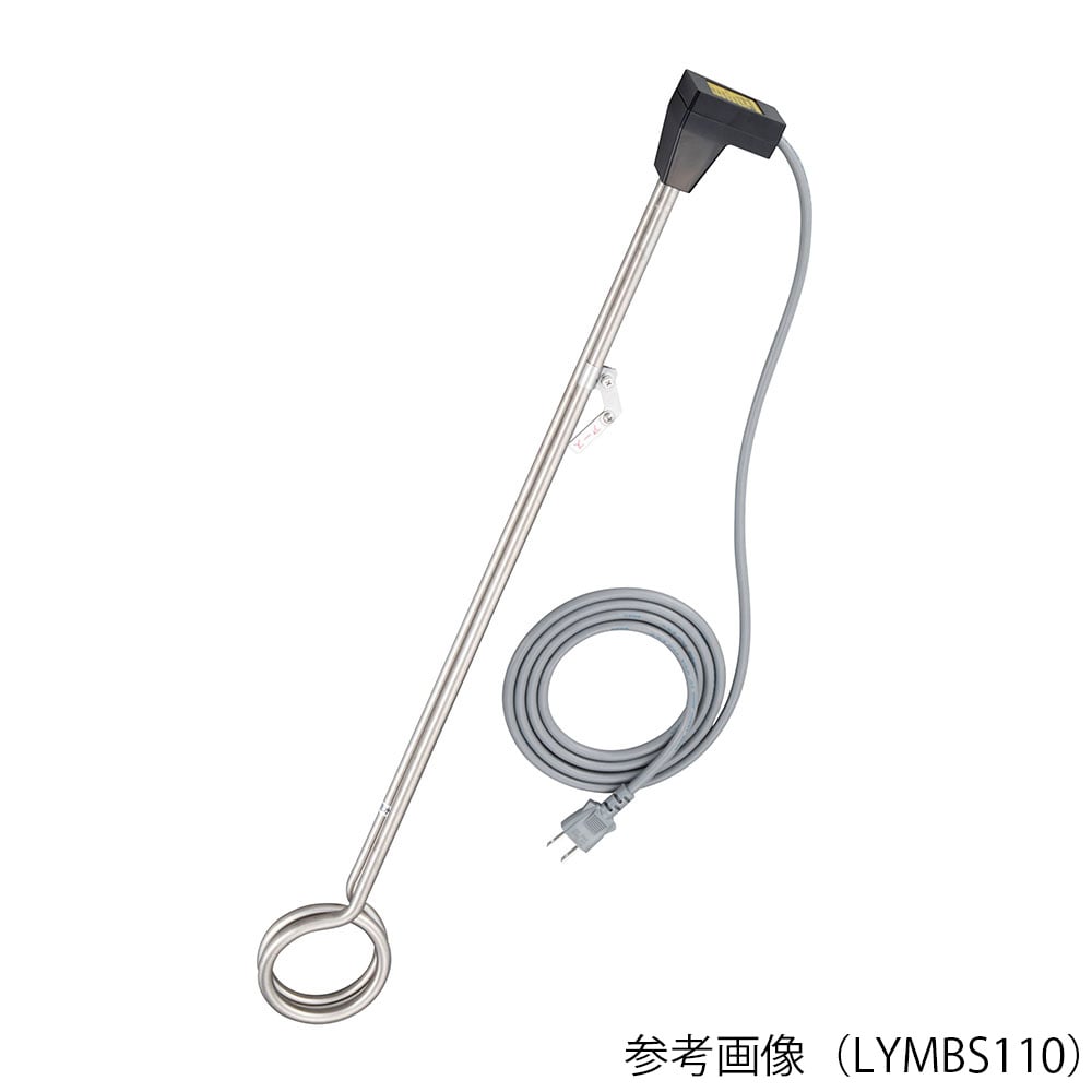 1-8779-22 ステンレス投込みヒーター（SUS316L製）185mm 500W LYMAS105