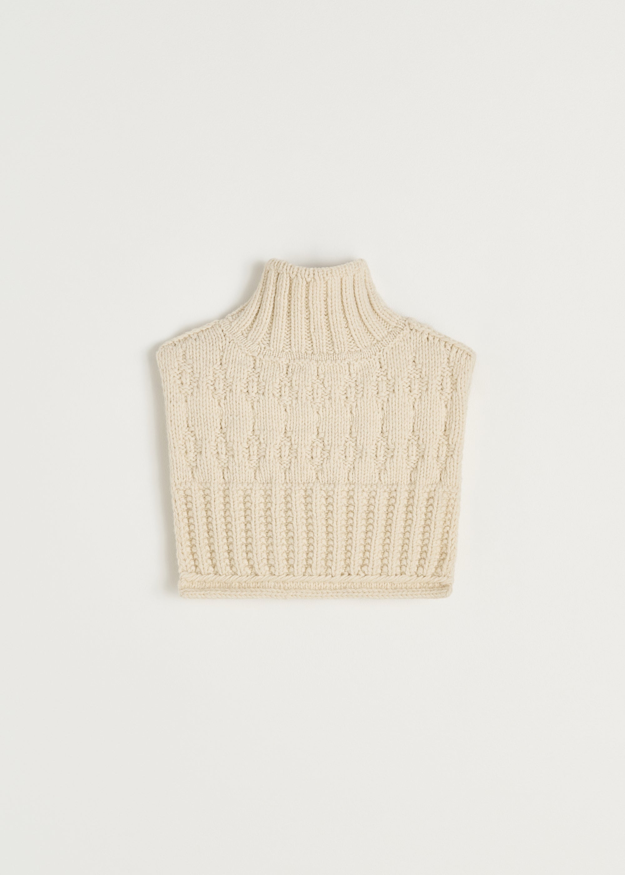 Asami neckwarmer – pure llama | Pure Ecru