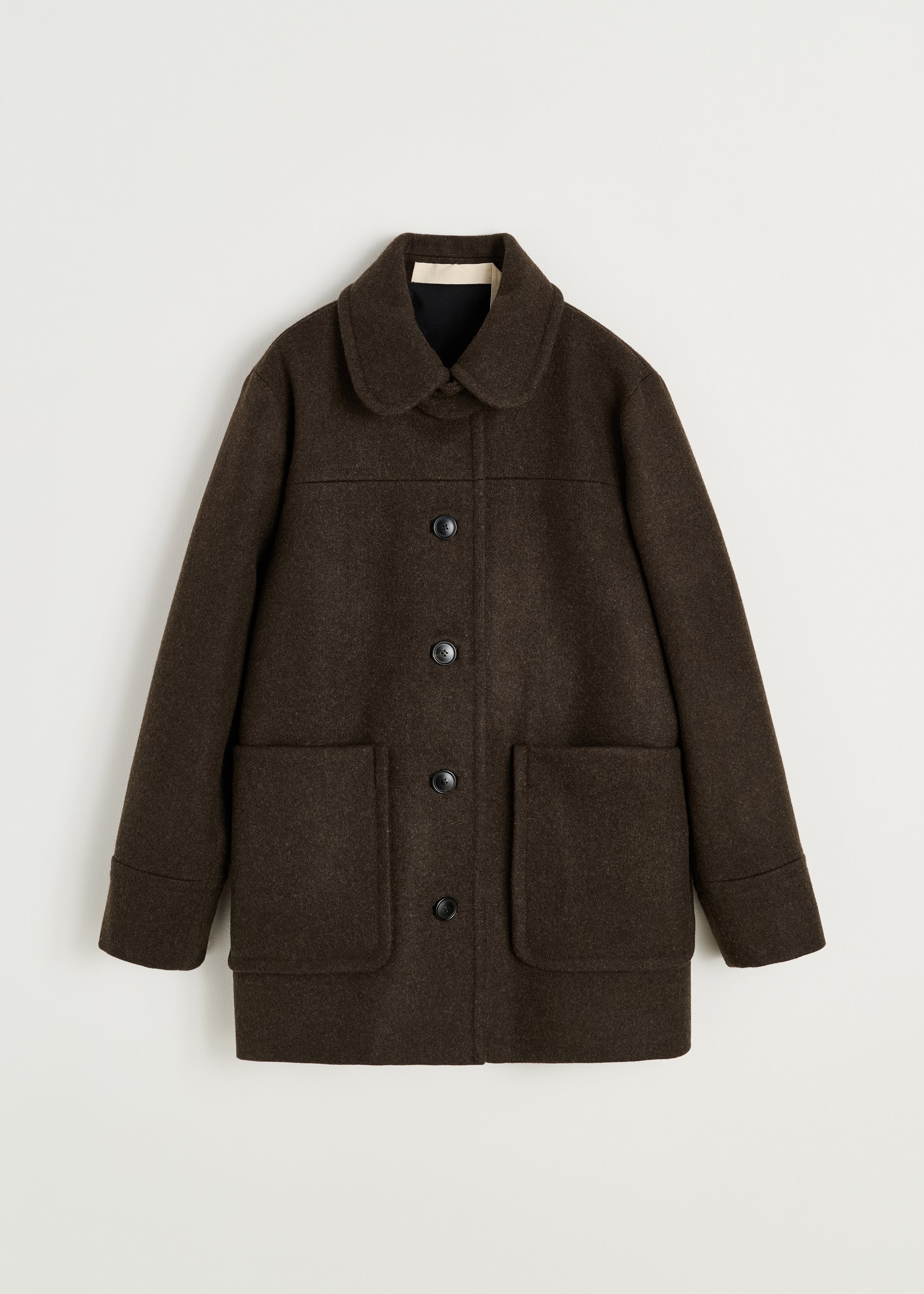Jamie jacket loden – wool | Pure Dark Brown