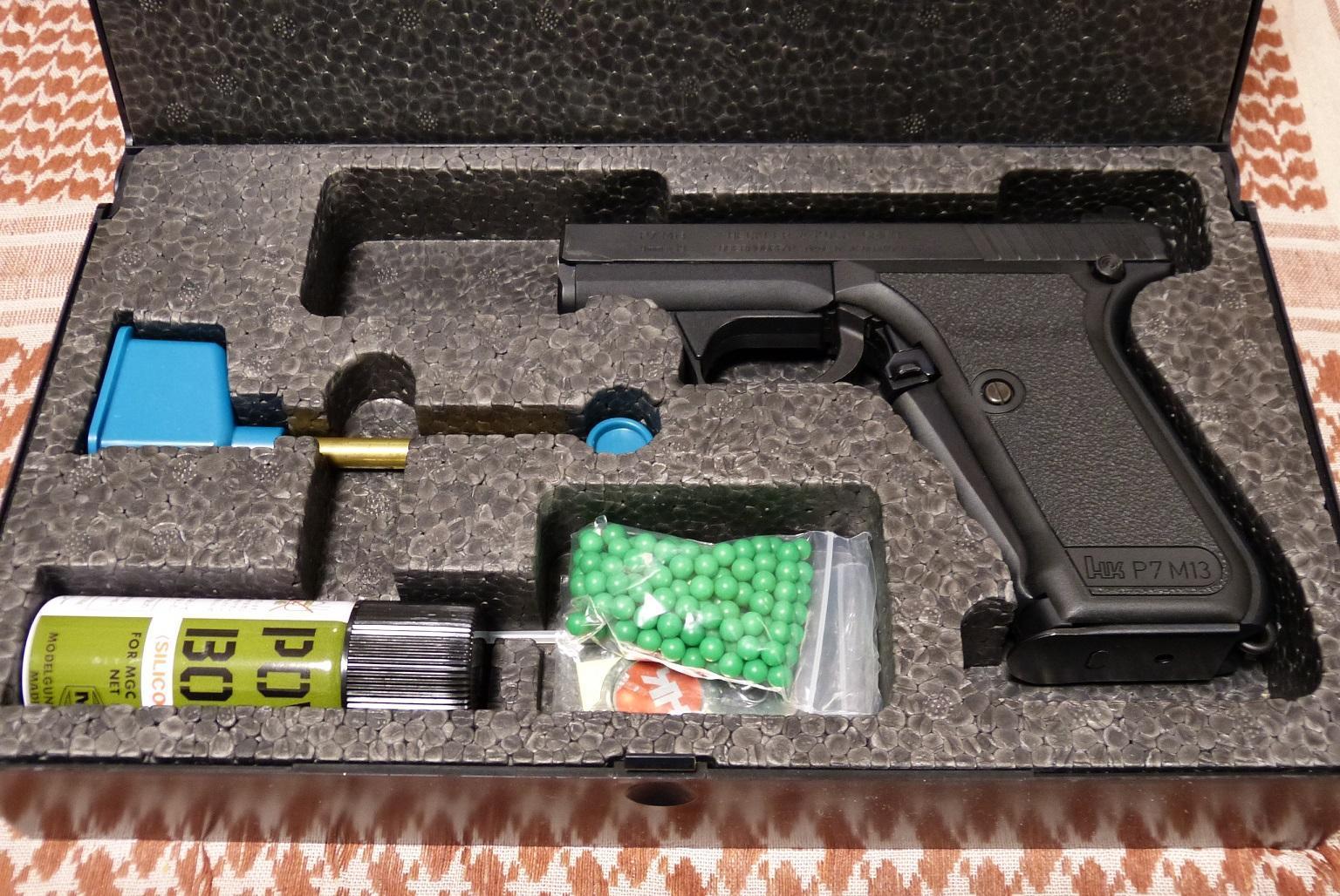 MGC製 HECKLER & KOCH P7M13 ガスガン 美品 MGC H&K P7M13 ガスガンを