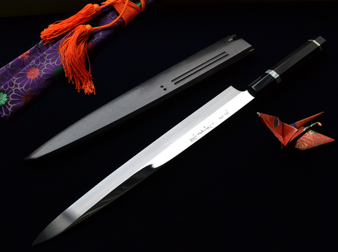 銀巻水本焼 - 堺孝行の製造・販売は青木刃物製作所