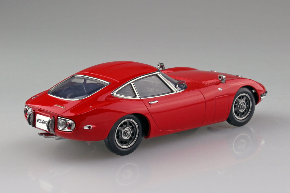トヨタ 2000GT(ソーラーレッド) - AOSHIMA SCALE MODEL LINEUP