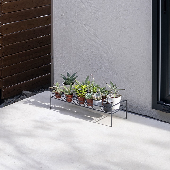 シンプルプラントスタンド スクエア S /A: プランター・シェルフ｜青山