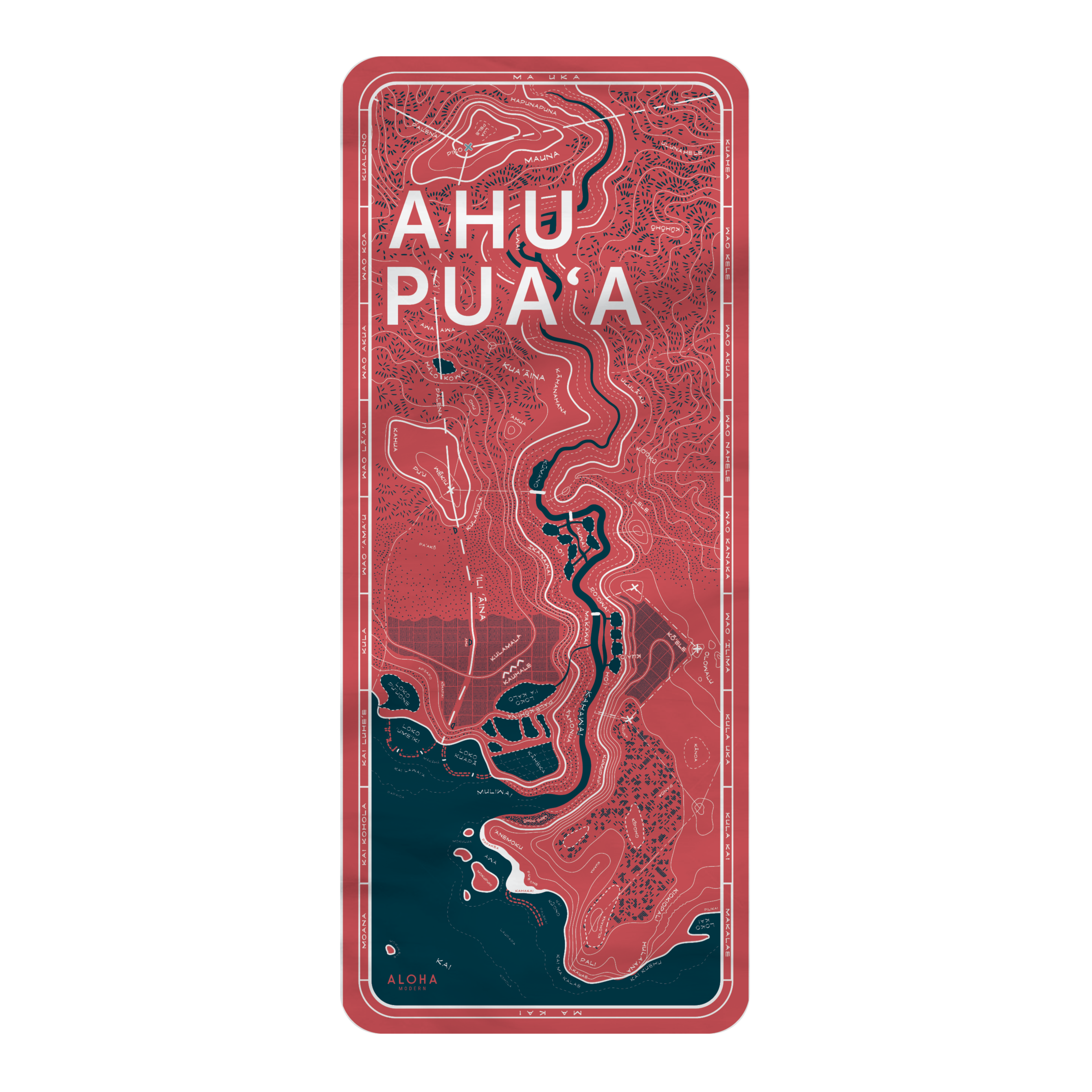 Maui Ahupuaʻa Towel – Aloha Modern