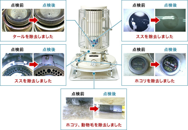 アラジンストーブ。メンテナンス済。取説付。グリーン アラジン