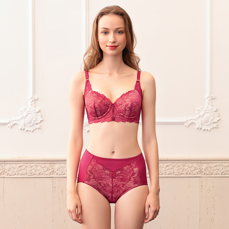 すっぽり安心 包まれショーツ プリンセチア柄 | 補整下着(補正下着