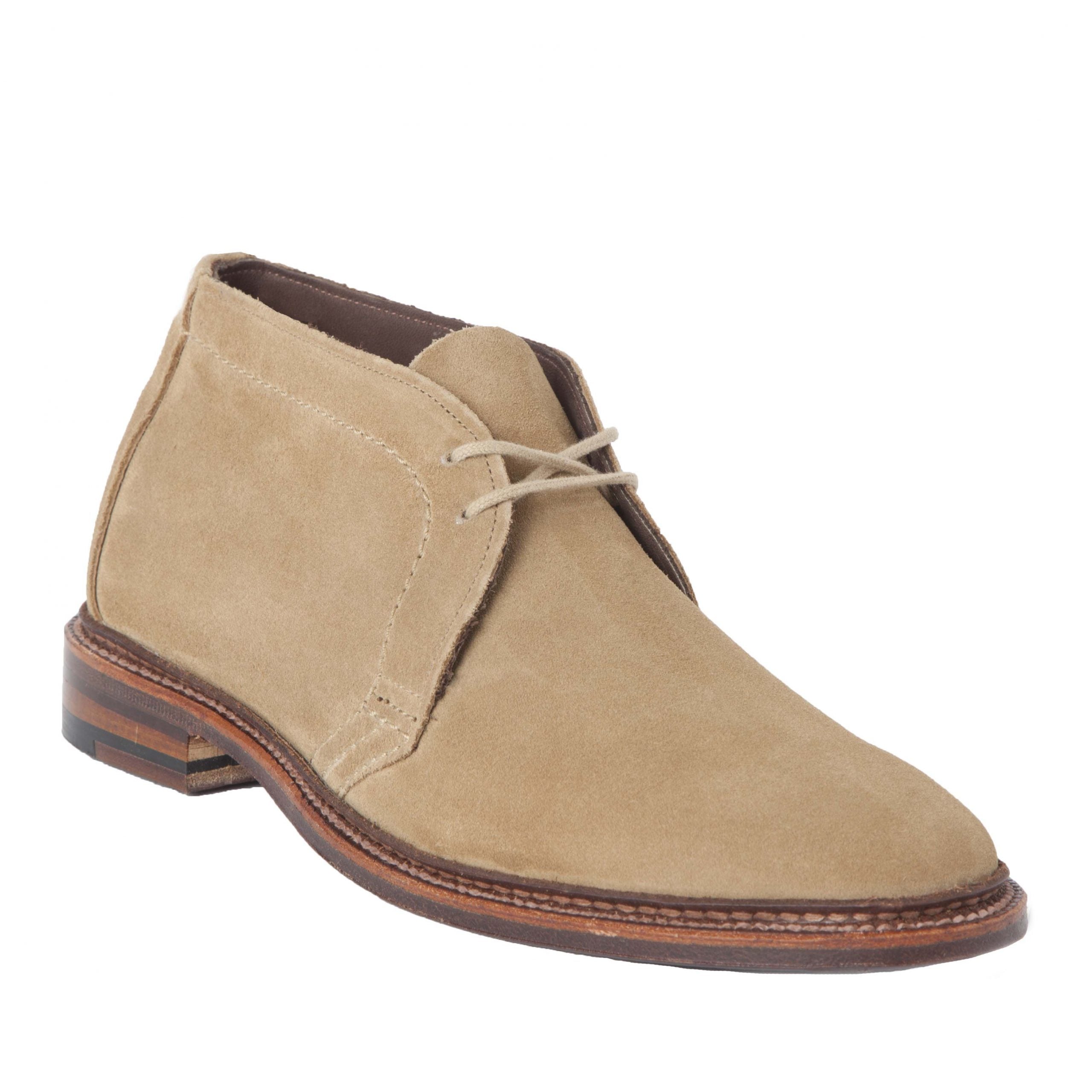 1494 - Unlined Chukka in Tan Suede – ALDEN SHOES