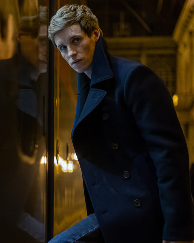 The Day of the Jackal Eddie Redmayne Black Coat – AlexGear