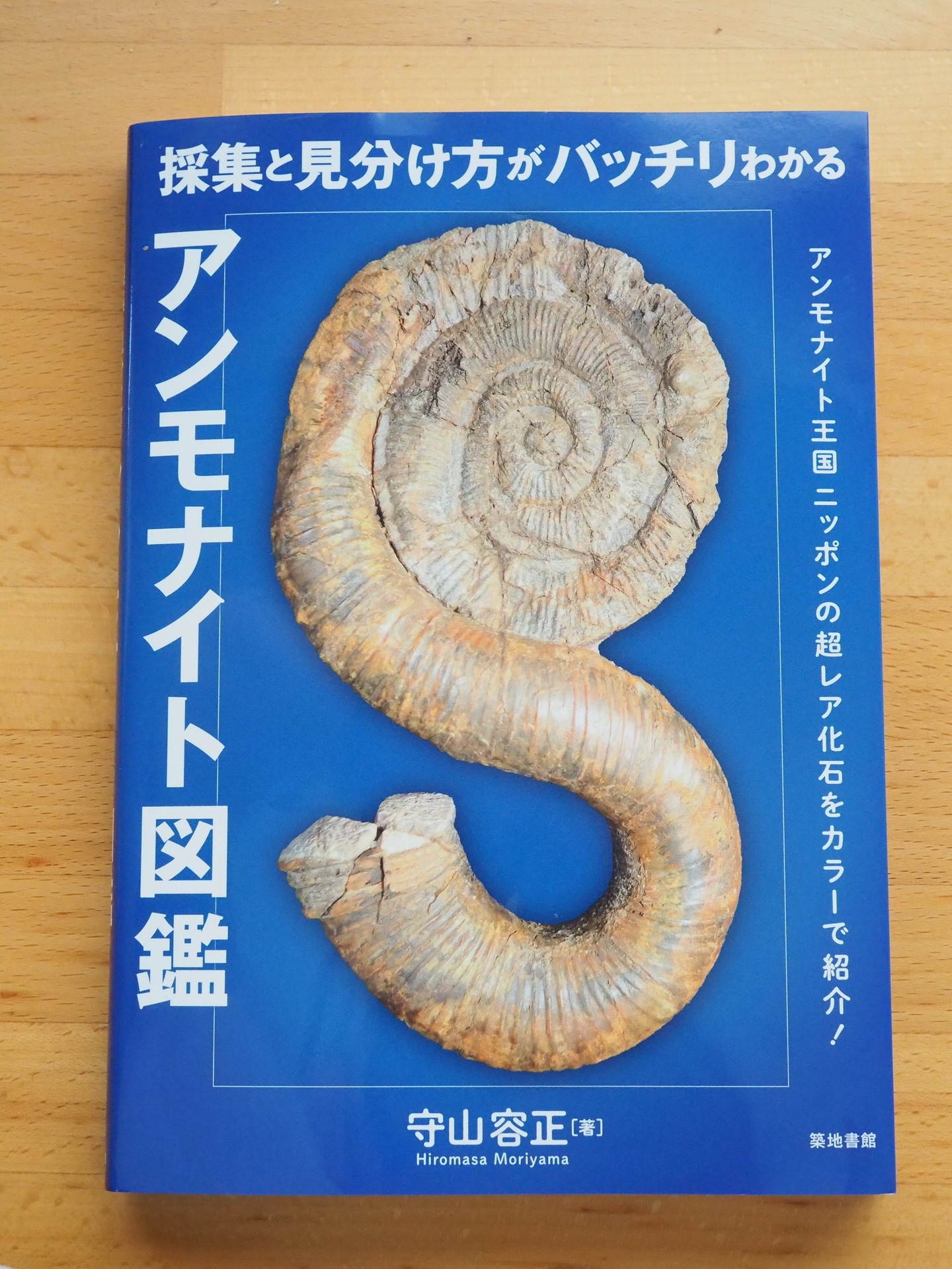 新刊情報 「アンモナイト図鑑」 守山容正さん 著 これまたスゴイ