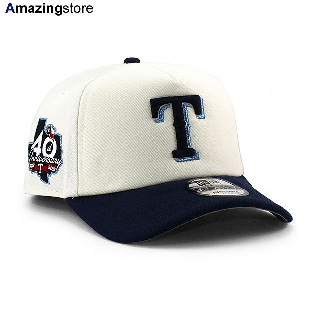 ニューエラ キャップ 9FORTY テキサス レンジャーズ MLB 40TH GREY