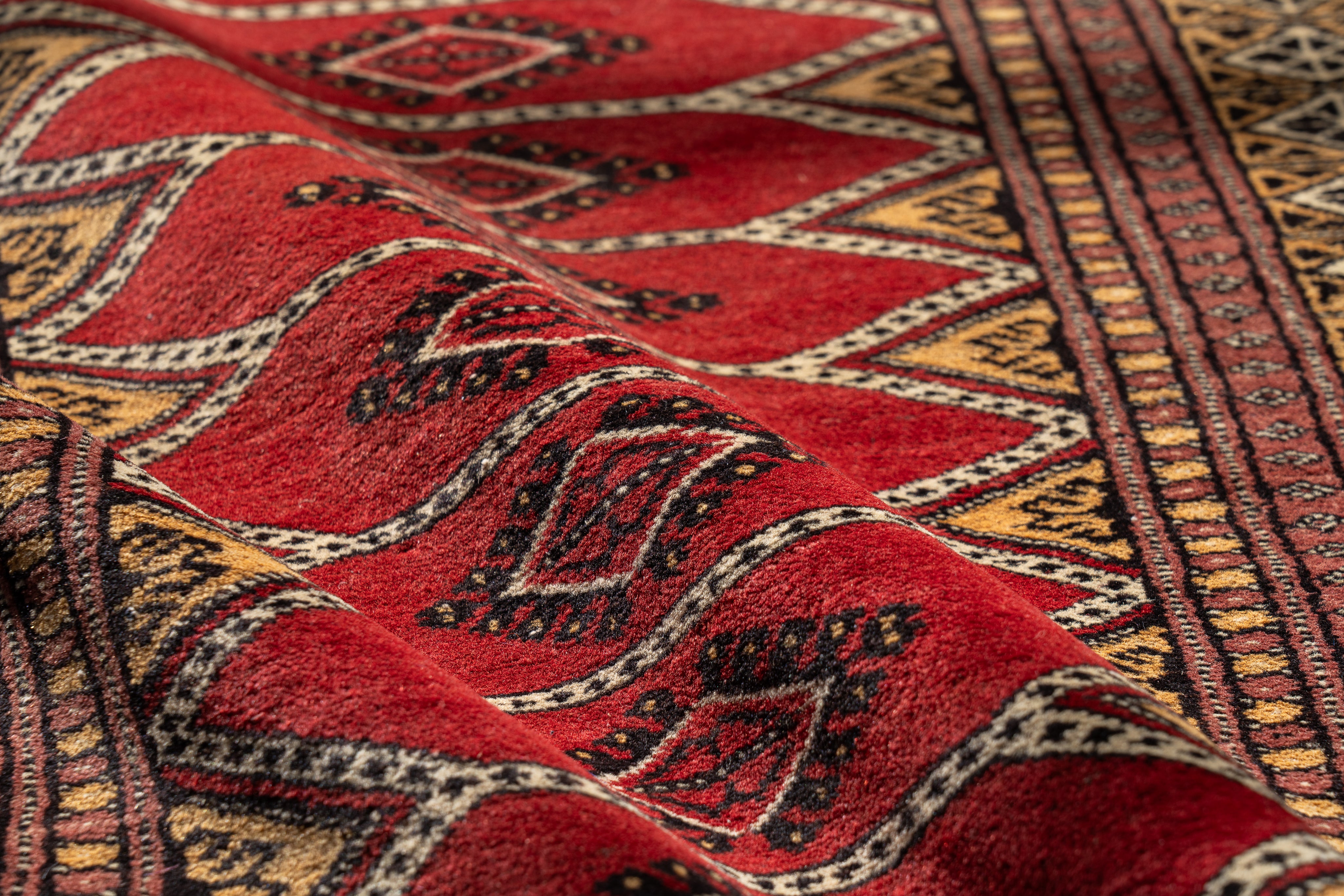 パキスタン産 1980年代 手織り絨毯】パキスタンラグ-ヴィンテージラグ