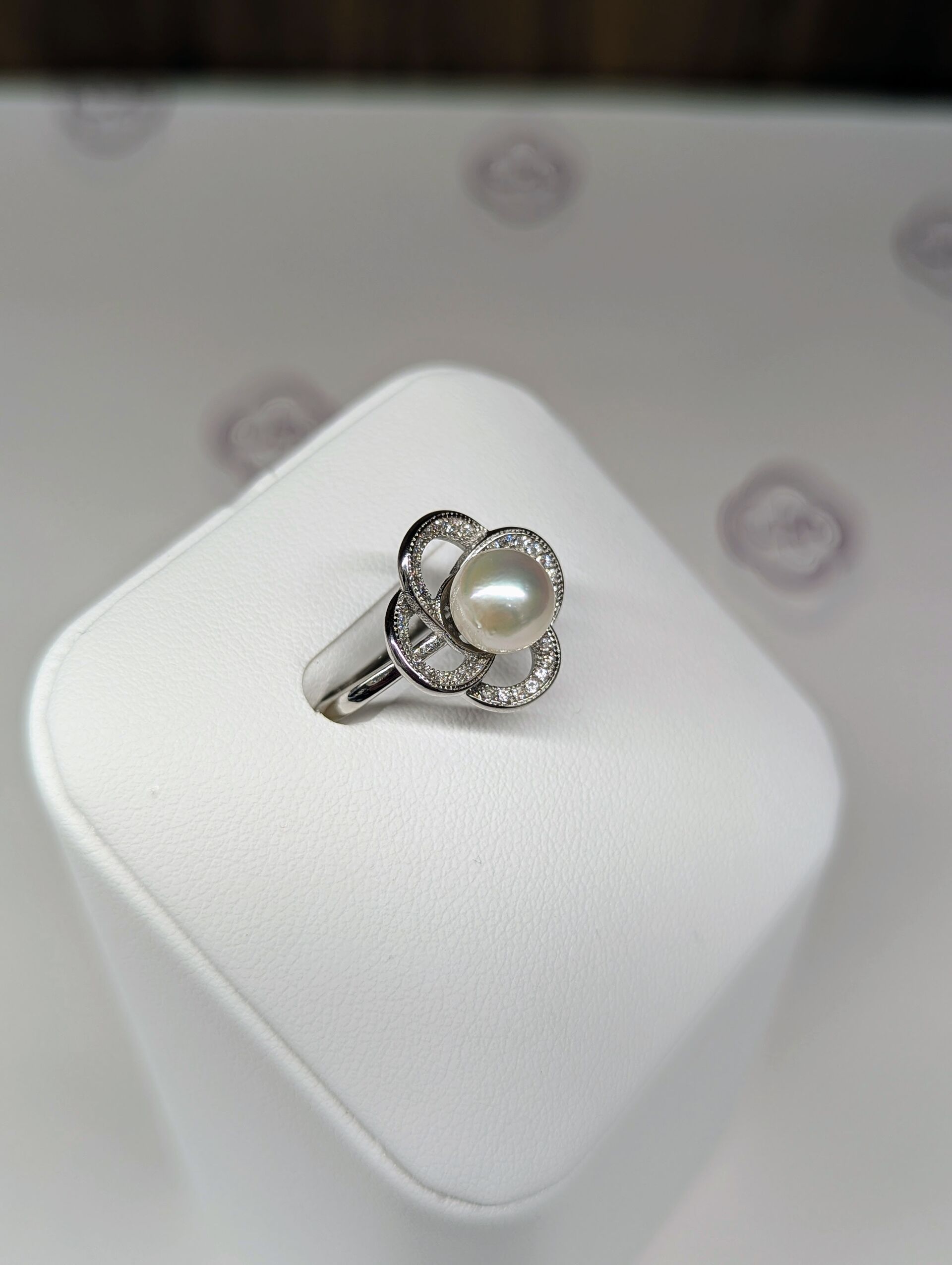 あこや真珠7.5ミリフリーサイズリング | 商品紹介 | 三重県伊勢の真珠