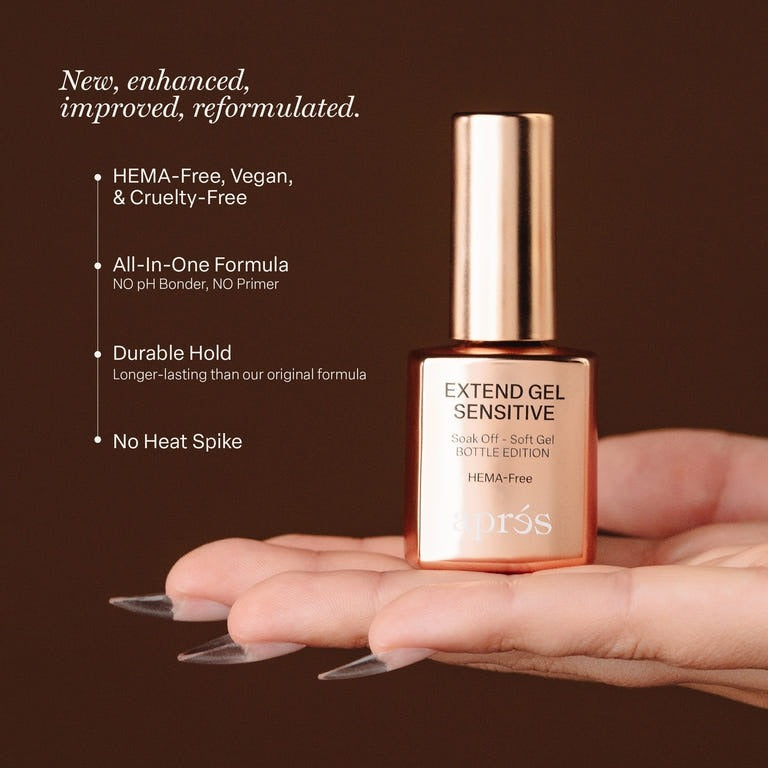 Apres Extend Gel Sensitive 15ml (Rose Gold Bottle Edition - HEMA