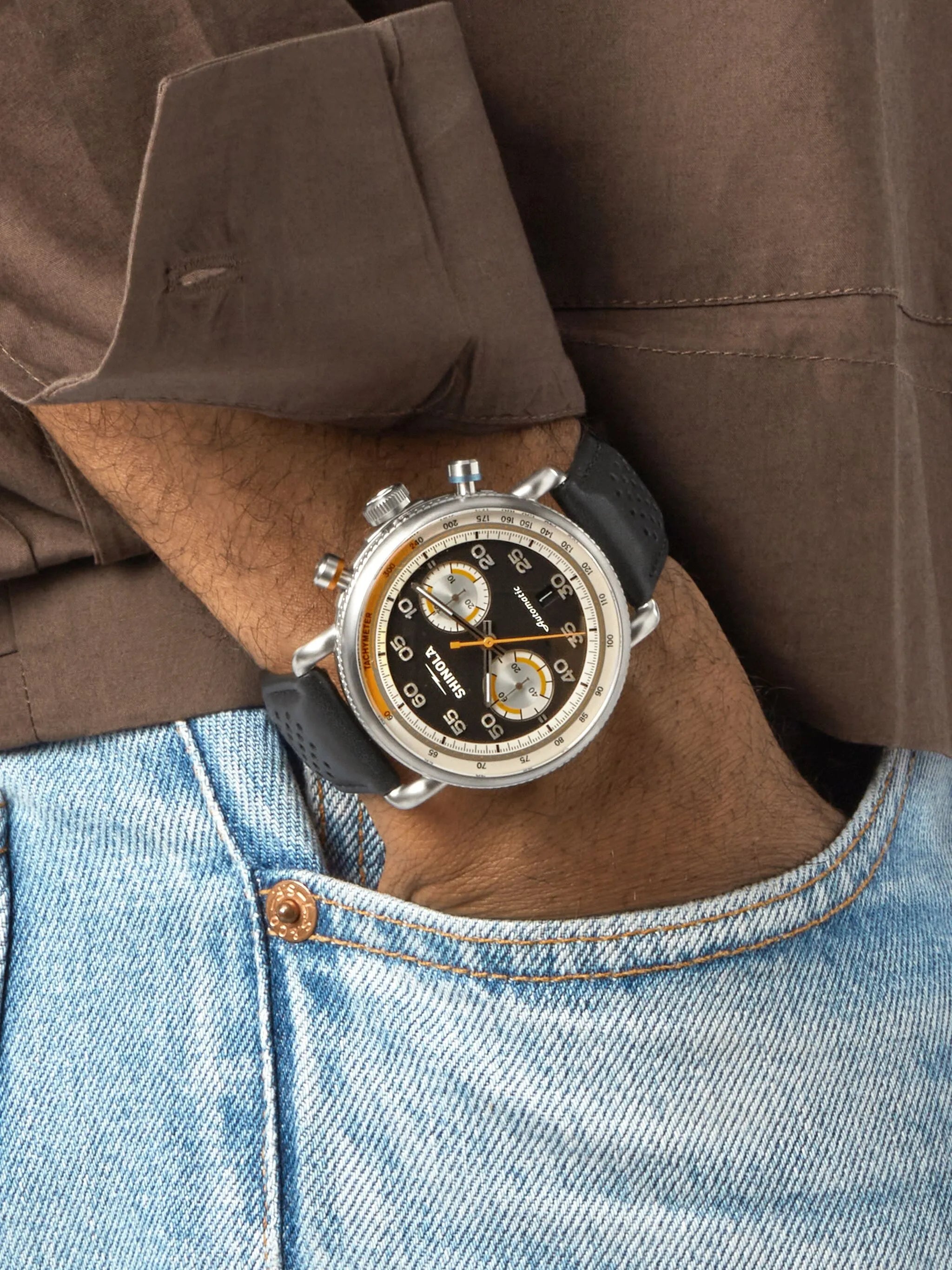 Canfield Speedway Open Road Automatic Chronograph Watch – American