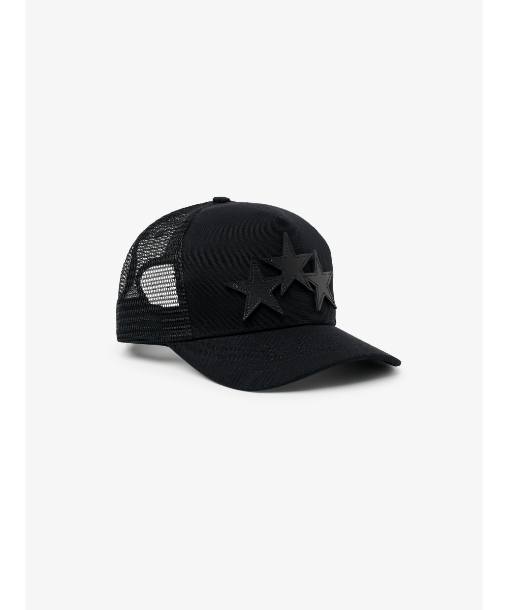 AMIRI 3STAR LOGO トラッカーメッシュキャップ AMIRI（アミリ） 3 Starpatch Trucker Cap スリースターパッチ