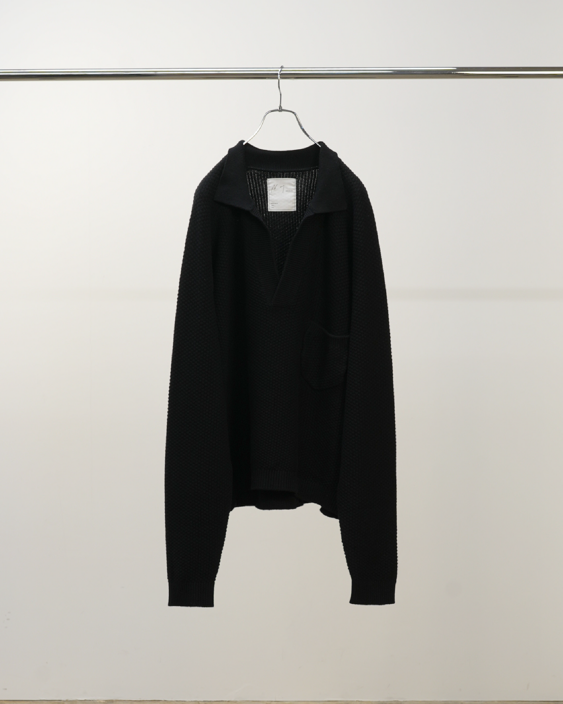 SKIPPER KNIT(BLACK) – ANCELLM