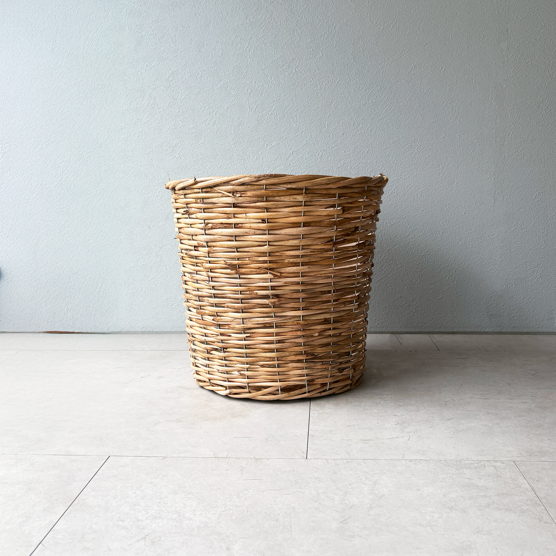 ナチュラルラタンバスケット 高さ32cm- フェイクグリーン専用通販