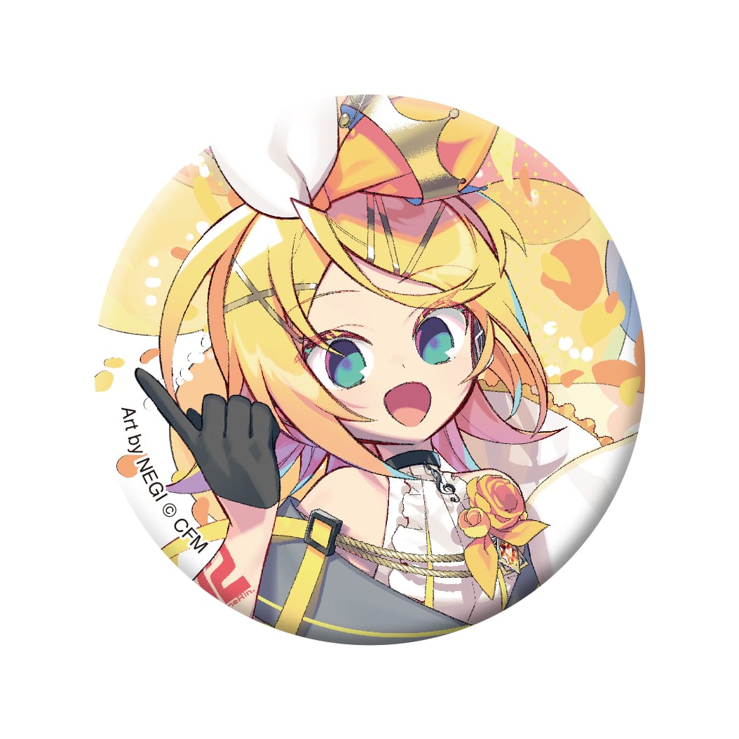 鏡音リン 10周年 缶バッジ ニコカフェ 鏡音リン 10周年 缶バッジ