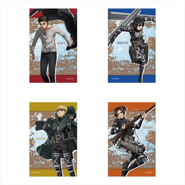 進撃の巨人」新グッズ登場！ エレン、リヴァイらのアクリルボードなど