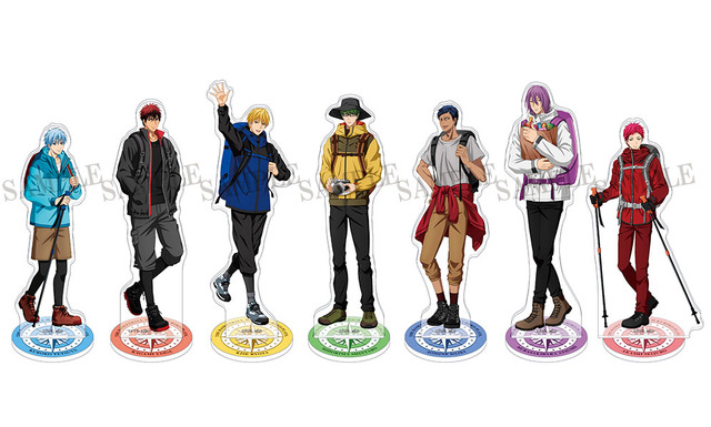 黒子のバスケ」黒子、火神たちが“登山スタイル”の描き下ろしグッズで