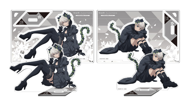 ニーアオートマタ 2B ナンジャ 猫耳 グリッター ニーアオートマタ 2B