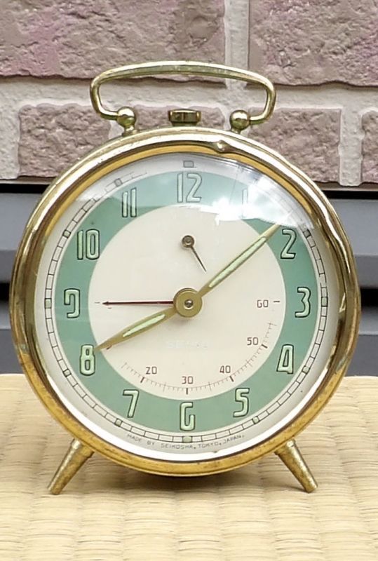 セイコー・コロナ ・60分タイマー付・昭和30年代ベル付目覚まし