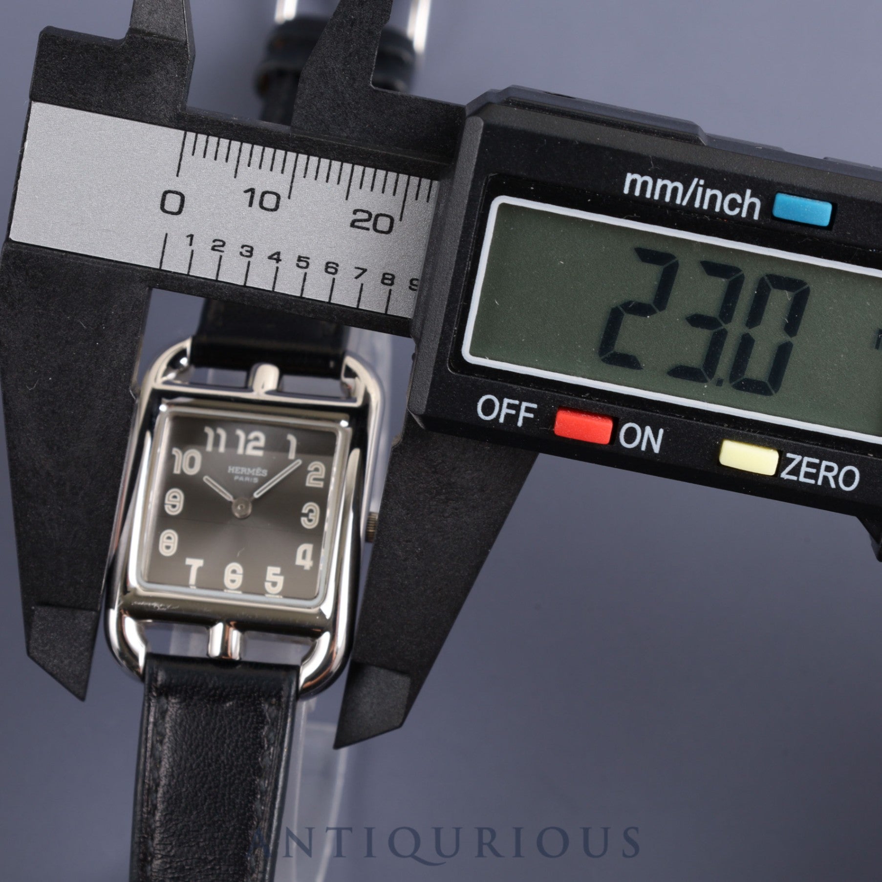 エルメス ケープコッド CC1.210 クォーツ Cal.976.001 SS 純正革ベルト