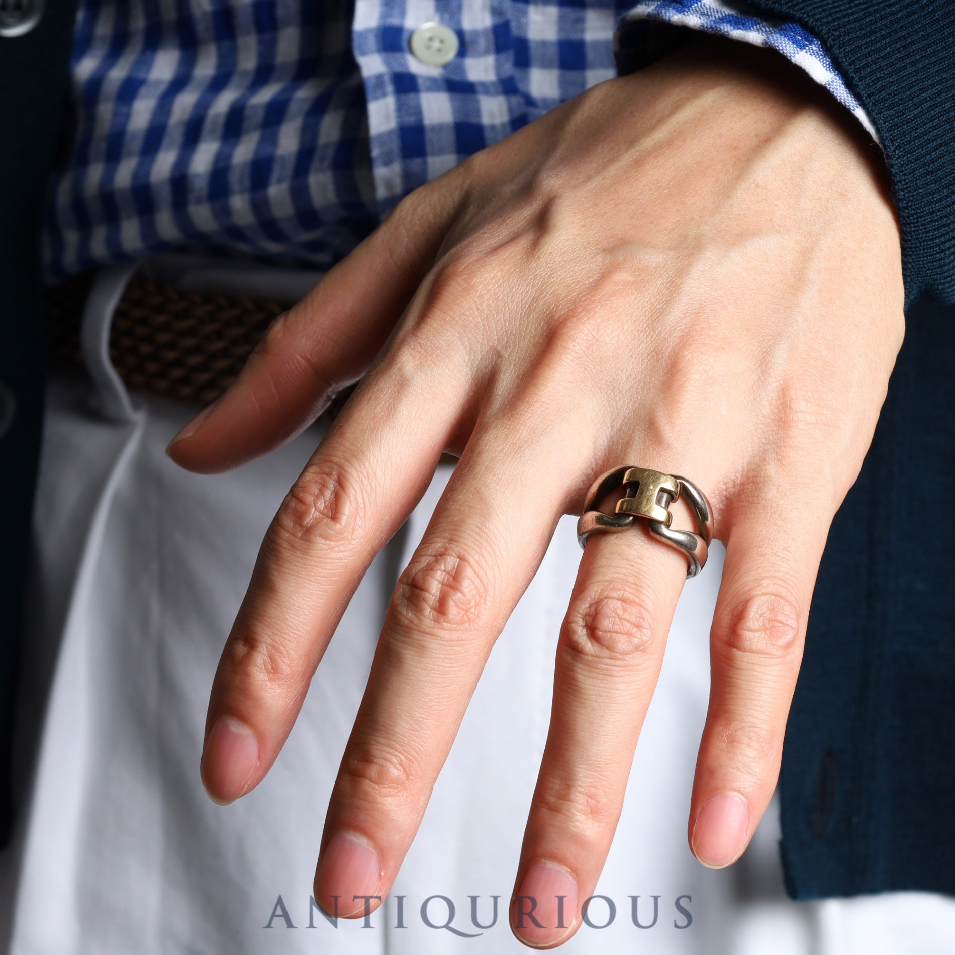 エルメス リング ヒストリー SV925/750 #56 | 東京銀座のヴィンテージ
