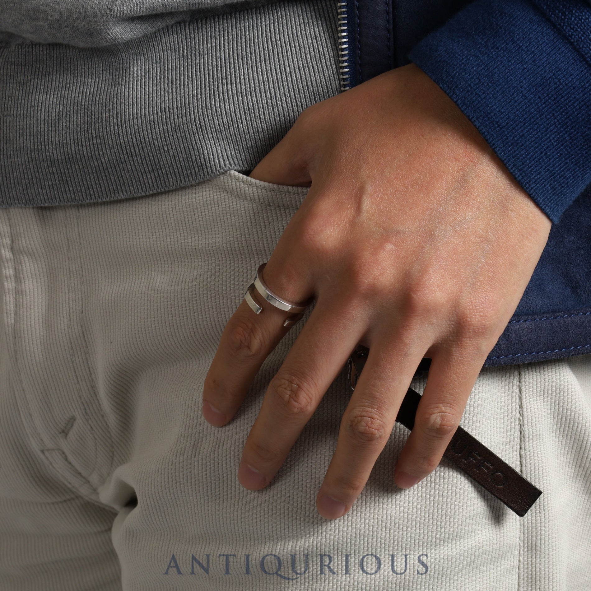 エルメス リング Hロゴ スターリングシルバー #57 | 東京銀座の