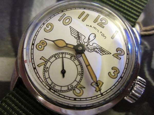 ハミルトン アメリカ陸軍 航空隊戦勝記念時計 タグ付き | アンティー