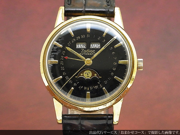 ゾディアック ZODIAC トリプルカレンダー ムーンフェイズ cal.74