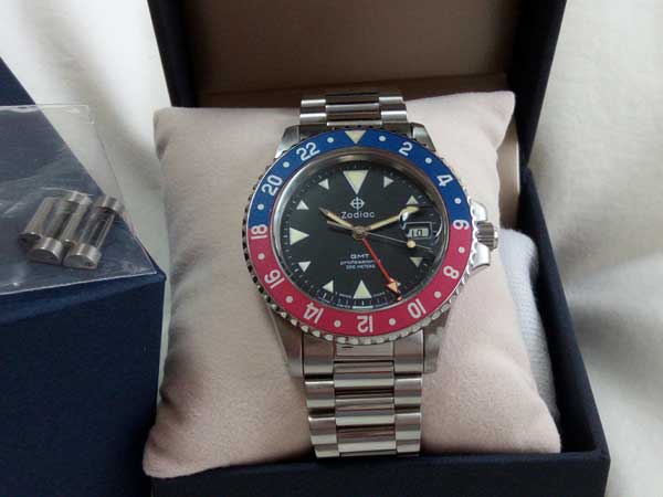 ゾディアック Zodiac GMT 200m professional クォーツ 美品 | アン