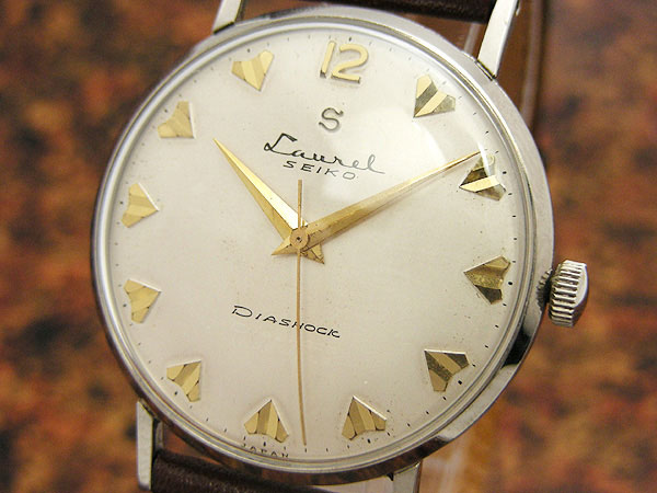 セイコー SEIKO ローレル Sマーク ハートインデックス 希少品 手巻き