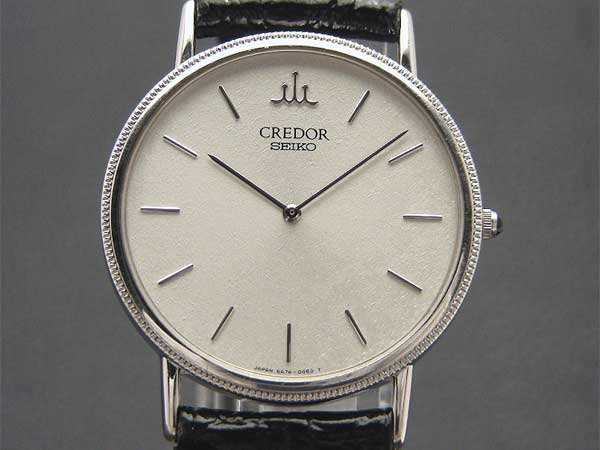セイコー クレドール 5A74-0220 18Kホワイトゴールド クオーツ | アン