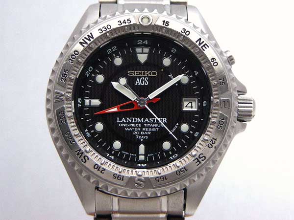 セイコーランドマスター AGS チタン ONEPIECE TITANIUM 5M45-6A00