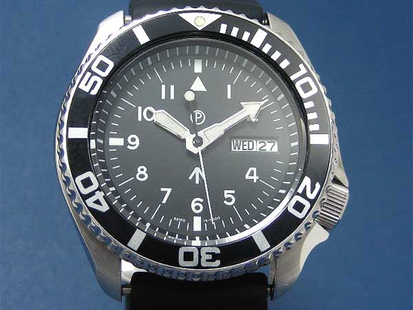 セイコー 200ダイバー ミリタリーカスタムウォッチ オートマチック