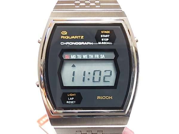 リコー RICOH 未使用 リクォーツ RIQUARTZ デジタルクロノ | アン