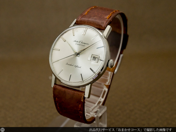 セイコー チャンピオン カレンダー シルバー 手巻き スタイリッシュな