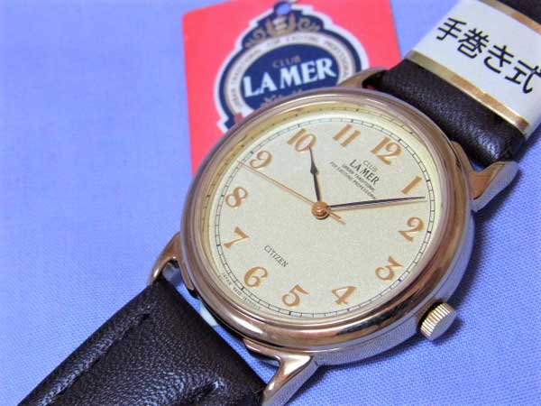シチズン クラブ ラメール 手巻式 未使用品 ベルトと尾錠もラメール 美