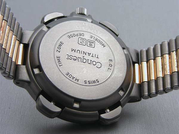 ロンジン コンクエスト チタン クロノグラフ クオーツ 保証書付属