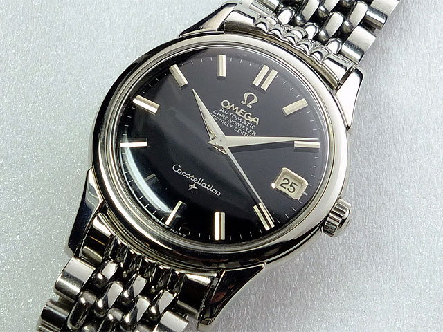 オメガ コンステレーション クロノメーター 黒文字盤 Cal.561 ライス