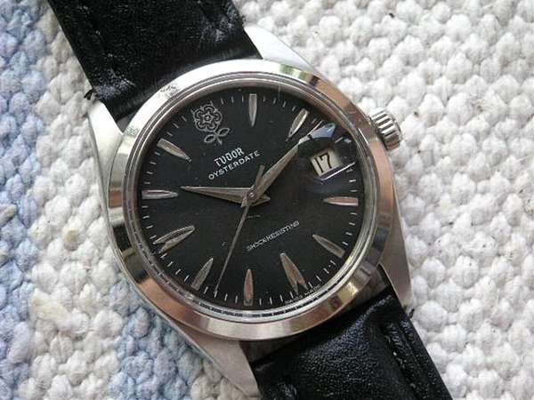 チュードル デカ薔薇 ブラックダイアル 手巻き | アンティー